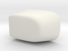 Bidet wall-mounted, 1:12, 1:24 in White Natural Versatile Plastic: 1:24