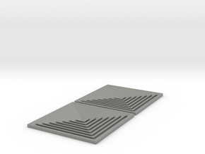 1:12 Ceiling Vent 50x50 2pc in Gray PA12