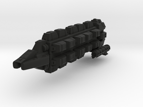 2500 Klingon freighter in Black Premium Versatile Plastic