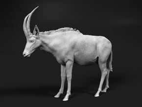 Sable Antelope 1:45 Standing Female 1 in Tan Fine Detail Plastic