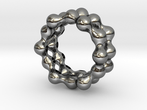 Liquid Ring in Fine Detail Polished Silver: 7.25 / 54.625