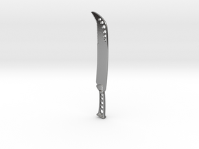 Part X Surgical MACHETE Pendant ⛧ VIL ⛧ in Polished Silver