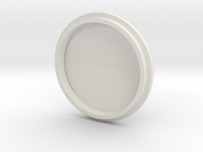 B53 Rear Cover in White Natural Versatile Plastic: 1:24