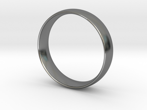 Wedding Band in Polished Silver