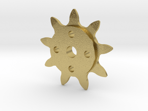 Bicycle Chain Drive Sprocket in Natural Brass