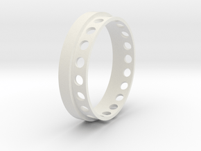 Explorer 1 Thrust Ring in White Natural Versatile Plastic