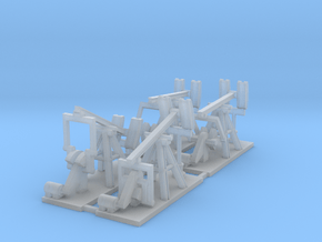 1/300 Oil Well Pumpjack in Smooth Fine Detail Plastic