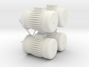 engine dummy Typ B in White Natural Versatile Plastic