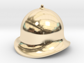 QH003 Quarry Hunslet Velinheli Dome, SM32 in 14k Gold Plated Brass