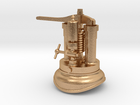 Quarry Hunslet Steam Turret for MAID MARIAN (SM32) in Natural Bronze
