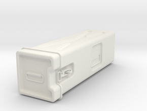 1:6 Pak38 shell container in White Premium Versatile Plastic