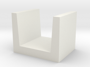 U-shaped Block concrete in White Natural Versatile Plastic