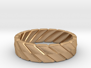 Skew Ring in Natural Bronze: 5 / 49