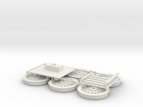 Stephenson Tender Accessories G1 in White Natural Versatile Plastic
