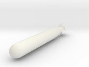 Mk54 Torpedo in White Natural Versatile Plastic