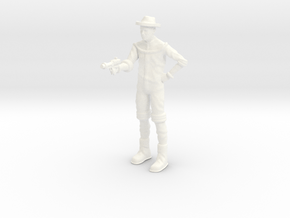 Lost in Space - 1.35 - Jimmy Hapwood with Gun in White Processed Versatile Plastic