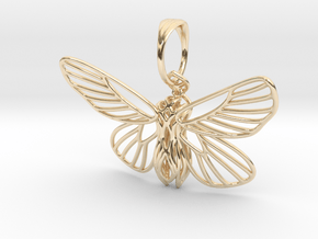 Papillon Butterfly pendant in 14K Yellow Gold