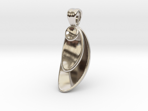 Big trip [pendant] in Rhodium Plated Brass