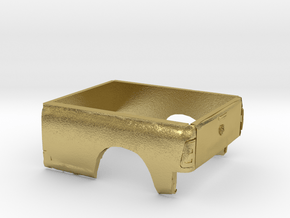  single wheel longbed to fit Greenlight Ram 3500 in Natural Brass