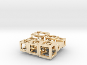 SPSS Cubes 21 in 14K Yellow Gold