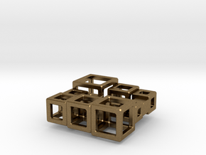 SPSS Cubes 21 in Natural Bronze