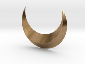 Moon in Natural Brass