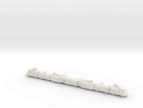 Austro hungarian panzerzug armoured train ww2 6mm in White Natural Versatile Plastic