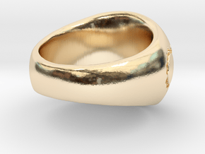 FFXIV WHM Signet Ring  in 14k Gold Plated Brass: 5 / 49