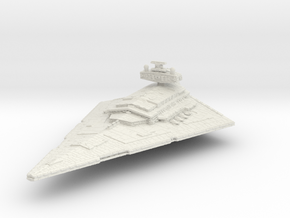 1/13000 Imperial I-class Star Destroyer in White Natural Versatile Plastic