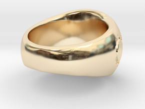 FFXIV RDM Signet Ring in 14K Yellow Gold: 10 / 61.5