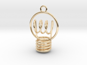 BIG iDEA in 14k Gold Plated Brass