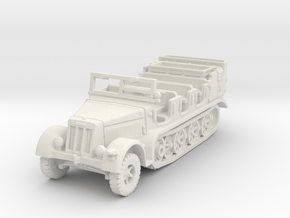 Sdkfz 7 early (open) 1/100 in White Natural Versatile Plastic