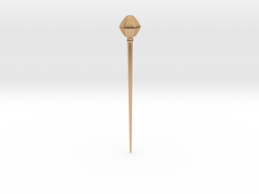 Facetted Biconical Pin from Skirpenbeck in Polished Bronze