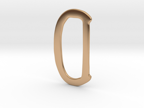 Ring-and-Dot Punched Buckle from Crimplesham in Polished Bronze