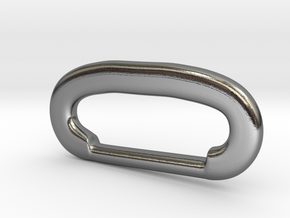 Simple Buckle from Great Shelford in Polished Silver