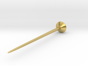 Biconical Pin from Skirpenbeck in Polished Brass