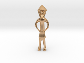 Inch Tall Odin Statuette in Polished Bronze