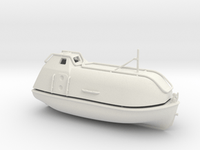 Lifeboat Typ A in White Natural Versatile Plastic: 1:50