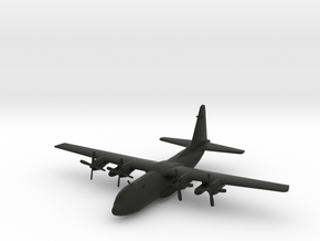 Lockheed C-130 Hercules in Black Natural Versatile Plastic: 1:239