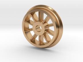 Marklin - Gauge 1 - 10 Spoke Bogie/Tender Wheel in Polished Bronze