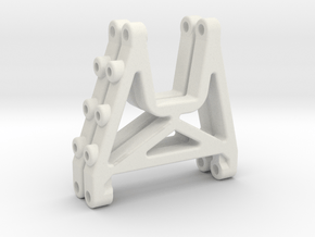 Team Associated RC10DS 8860 Rear Arms in White Natural Versatile Plastic