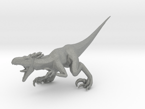 Turok Raptor dinosaur miniature fantasy games rpg in Gray PA12