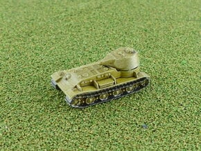 German Superheavy Tank VK 72.01 (k) 1/285 in Tan Fine Detail Plastic