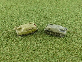 Jagdpanzer IV/70 (E) 1/285 6mm in Tan Fine Detail Plastic
