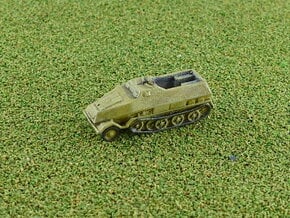 SdKfz. 8 12to Prime Mover armoured 1/285 6mm in Smooth Fine Detail Plastic