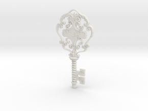 Bloodborne Research Hall Balcony Key in White Natural Versatile Plastic