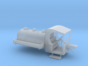 HOn3 Model TT Railtruck Fuel Tank Body C in Smooth Fine Detail Plastic