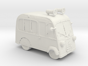 1946 IH Ice Cream truck 1:160 scale in White Natural Versatile Plastic