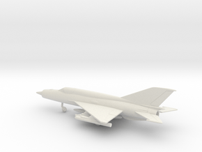 MiG-21bis Fishbed-L in White Natural Versatile Plastic: 1:144