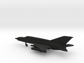 MiG-21bis Fishbed-L in Black Natural Versatile Plastic: 1:200